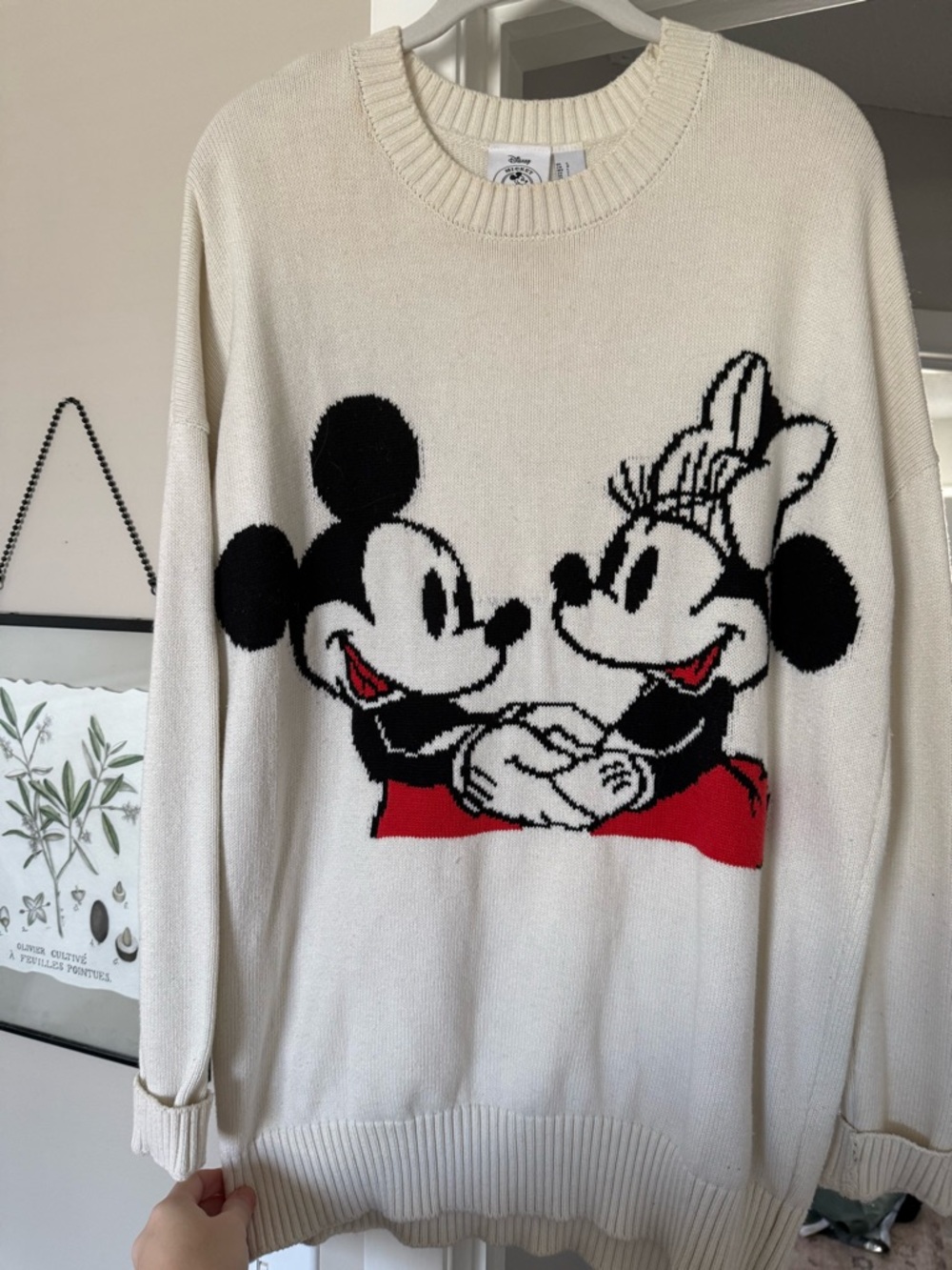 Disney Cream Crewneck Sweater